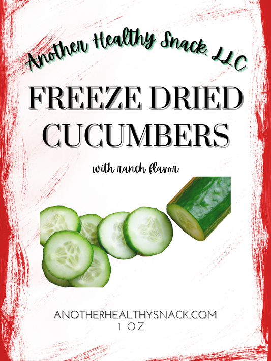 Freeze Dried Cucumbers with Ranch