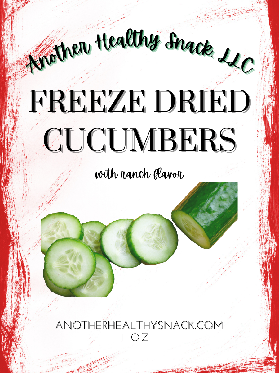 Freeze Dried Cucumbers with Ranch